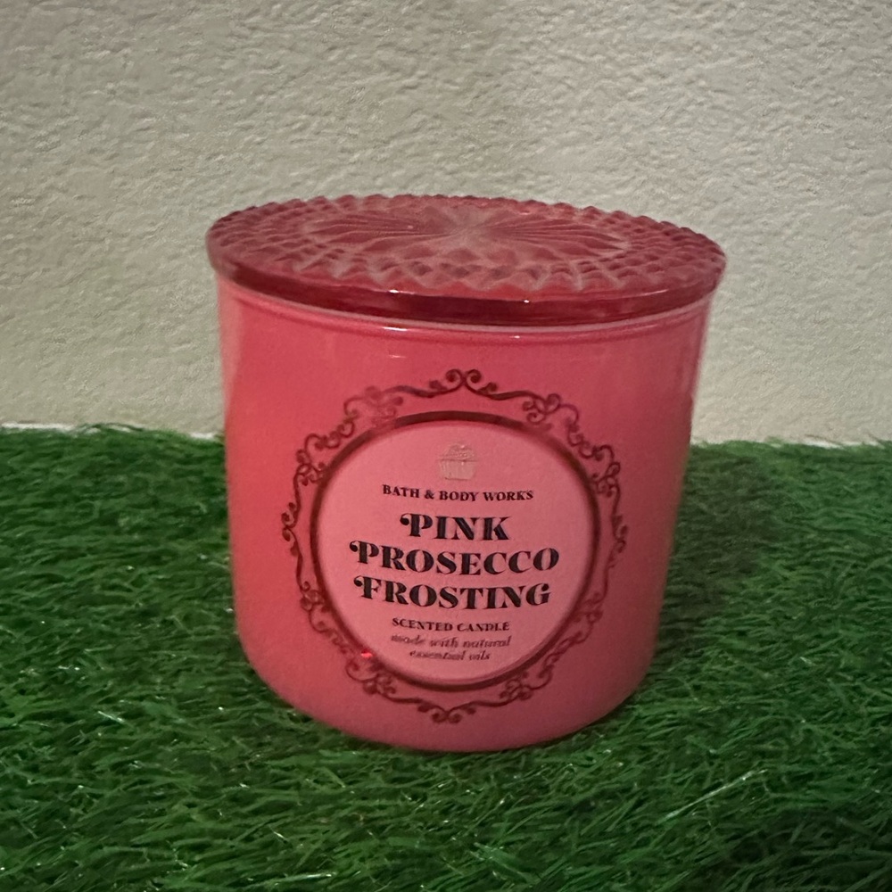 White Barn Pink Prosecco Frosting Scented Candle - 3 Wick